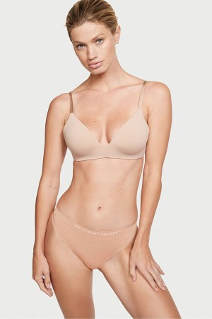 Almost Nude Victoria's Secret Seamless Thong Knickers | 2784RZIOU