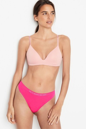 Almost Nude Victoria's Secret Seamless Thong Knickers | 6203KWMUE