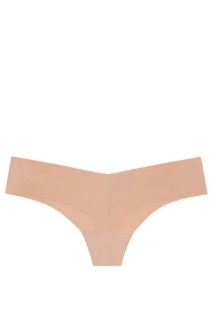 Almost Nude Victoria's Secret Sexy Illusions by Victorias Secret No Show Thong Knickers | 8247LXHEC