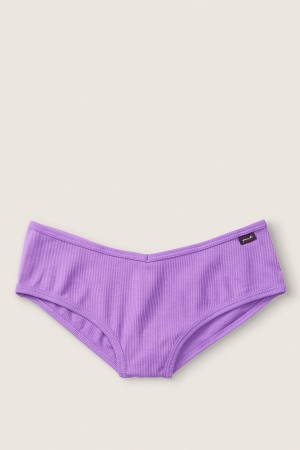 Amethyst Orchid Purple Halloween Victoria's Secret Cotton Cheeky Knickers | 6781PFRVN