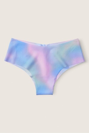 Arctic Ice Blur Blue Victoria's Secret No-Show No Show Cheeky Knickers | 3948KPBAN