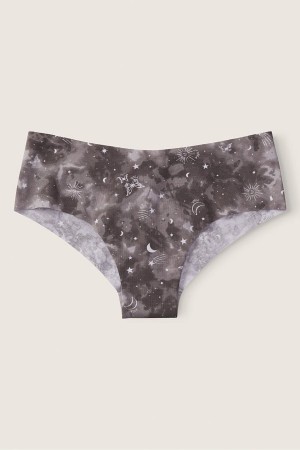 Arctic Ice Blur Blue Victoria's Secret No-Show No Show Cheeky Knickers | 2567HZJQV