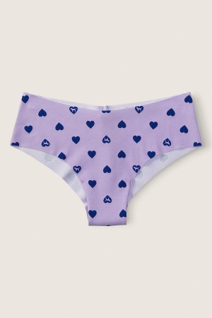 Arctic Ice Blur Blue Victoria's Secret No-Show No Show Cheeky Knickers | 1203VWMLR