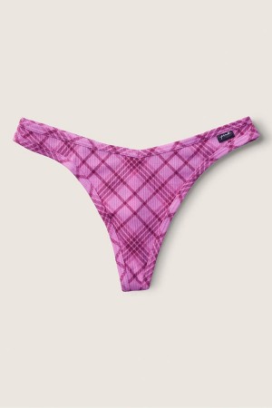 Atomic Pink Victoria's Secret Stretch Cotton Cotton Thong Knickers | 2347NTBVW