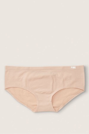 Beige Nude Victoria's Secret Seamless Hipster Knickers | 9821TQMAH