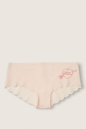 Beige Victoria's Secret No Show Hipster Knickers | 7514XZBGH