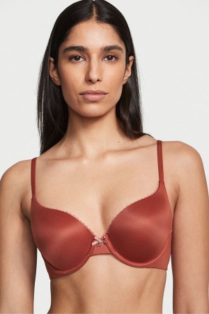 Black Butterflies Victoria's Secret Body by Victoria Smooth Full Cup Push Up Bra | 6450HOFLR