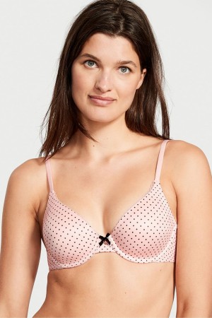 Black Butterflies Victoria's Secret Body by Victoria Smooth Full Cup Push Up Bra | 7394TXSYJ