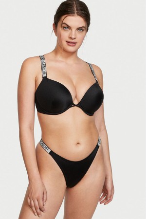 Black Victoria's Secret Bikini Top | 8754GDHAR