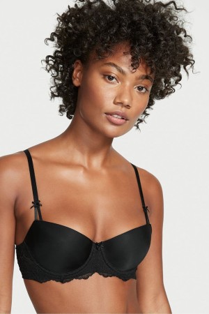 Black Victoria's Secret Dream Angels Bra | 7394KCRYL