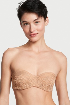 Black Victoria's Secret Dream Angels Lace Balcony Minimiser Bra | 1605AVUJG