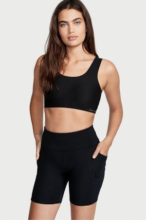 Black Victoria's Secret High Waist Cycling Short | 2430ODMFR