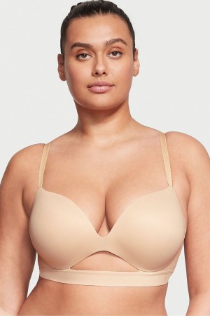 Black Victoria's Secret Incredible Smooth Non Wired Push Up Bra | 4062AJVLB