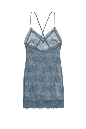 Black Victoria's Secret Lace Slip Dress | 8409GYAVF