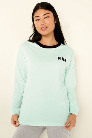 Black Victoria's Secret Long Sleeve T-Shirt | 5894VDJGO