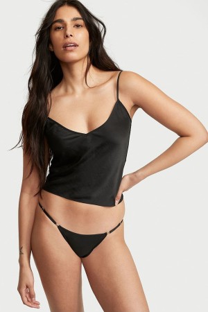 Black Victoria's Secret Love Cloud Smooth Bikini Knickers | 7125UQSDA