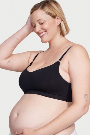 Black Victoria's Secret Non Wired Nursing Bra | 1254TLKGB