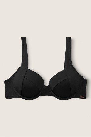 Black Victoria's Secret Push Up Bikini Top | 2980UMAHQ