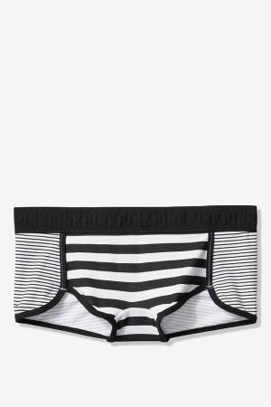 Black Victoria's Secret Ruched Front Bikini Bottoms | 3598MAXJS