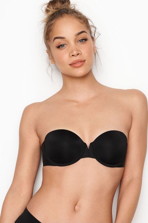 Black Victoria's Secret Sexy Illusions by Victorias Secret Smooth Multiway Strapless Bra | 4683OMUSF