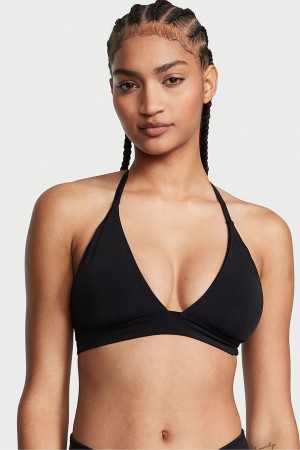 Black Victoria's Secret Swim Bikini Top | 3478NJWTK