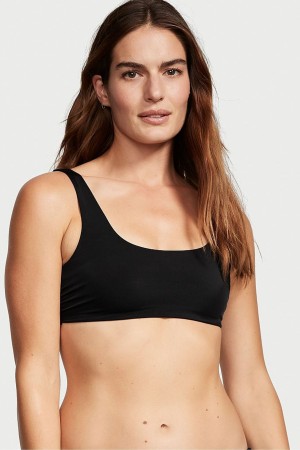 Black Victoria's Secret Swim Bikini Top | 9082HKMBW