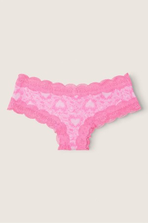 Black Victoria's Secret The Lacie Lace Trim Cheeky Knickers | 6130MWOUH