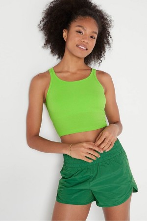 Bloom Green Victoria's Secret Crop Tank Top | 0968RNGVS