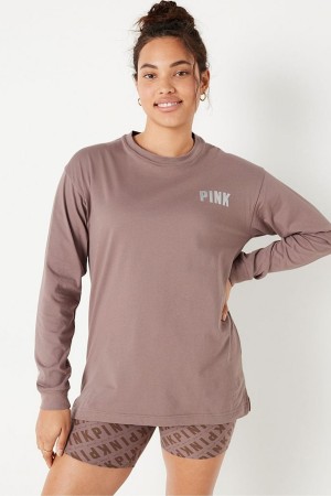 Bloom Green Victoria's Secret Long Sleeve T-Shirt | 2930BFLXV