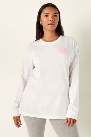 Bloom Green Victoria's Secret Long Sleeve T-Shirt | 2134LCKVX