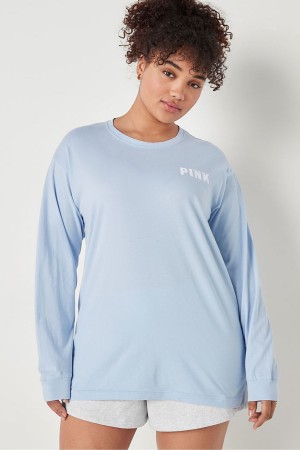 Bloom Green Victoria's Secret Long Sleeve T-Shirt | 6352WBTPX