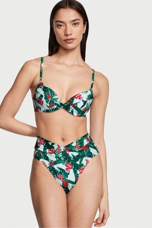 Blue Palm Victoria's Secret Swim Bikini Top | 0238KNCZF