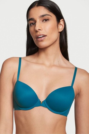 Blue Sapphire Victoria's Secret Love Cloud Smooth Lightly Lined Demi Bra | 4309IRQVB