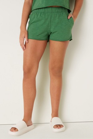 Bright Marine Blue Victoria's Secret Cotton Slub Short | 3512KNGAJ