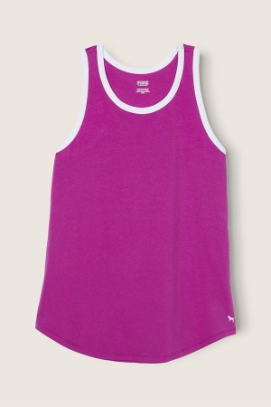 Bright Marine Blue Victoria's Secret Everyday Ringer Tank | 8206HAUND