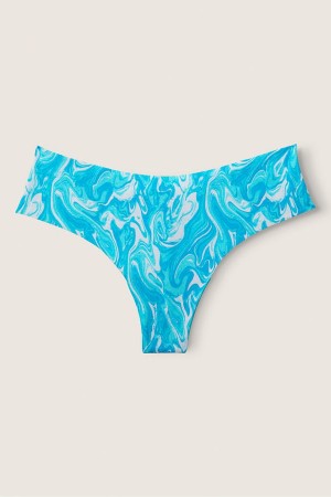 Bright Marine Blue Victoria's Secret No-Show Thong Knickers | 1374UEYFS