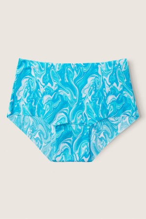 Bright Marine Blue Victoria's Secret No-Show No Show Short Knickers | 0561YQSPV