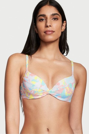 Camo Floral Victoria's Secret Swim Bikini Top | 7234LIFXY