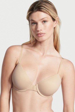 Champagne Nude Victoria's Secret Love Cloud Smooth Bra | 4875PJIRL