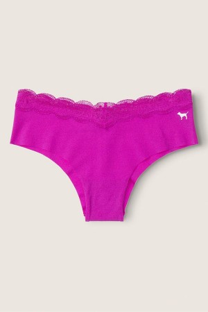 Dahlia Magenta Purple Victoria's Secret No-Show No Show Cheeky Knickers | 1573ZLBGU