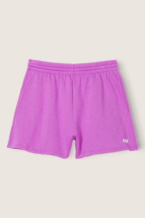 Dreamy Pink Sans Logo Victoria's Secret Fleece Short | 5017ZVSCL