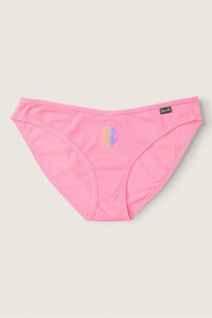 Dreamy Pink Victoria's Secret Stretch Cotton Cotton Bikini Knicker | 8697FTMJR