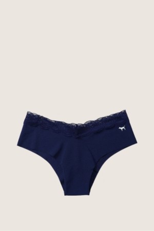 Ensign Blue Victoria's Secret No-Show No Show Cheeky Knickers | 6489RAVJT