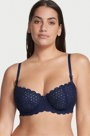 Ensign Victoria's Secret Dream Angels Broderie Scalloped Trim Bra | 6012UVNDX