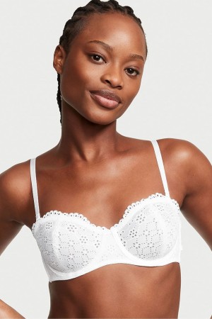 Ensign Victoria's Secret Dream Angels Broderie Scalloped Trim Bra | 5392WPJLX