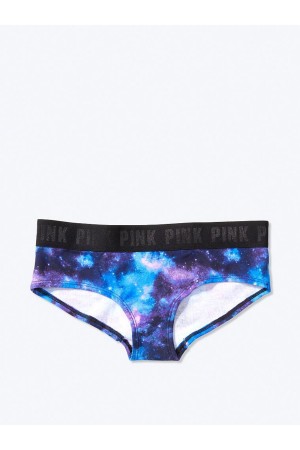 Galaxy Print Victoria's Secret Cotton Logo Hipster Knickers | 1047MTUZH