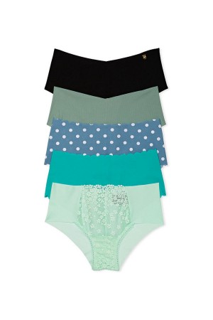 Green Victoria's Secret Sexy Illusions by Victorias Secret Multipack No Show Cheeky Knickers | 6581NEWAL