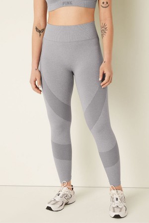 Grey Oasis Marl Victoria's Secret Seamless High Waist Legging | 1745KOGQE