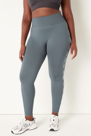 Grey Victoria's Secret Seamless High Waist Full Length Legging | 9641XYFJR