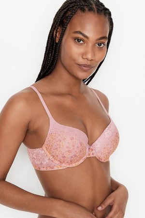 Heather Grey Victoria's Secret Sexy Tee The Mix Plunge Bra | 9016DQIHF